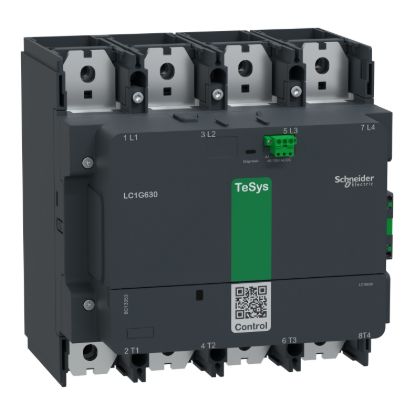 Picture of High power contactor,TeSys Giga 800,4P(4NO),AC-1 <=440V 1050A,standard version,48-130V AC/DC wide band coil