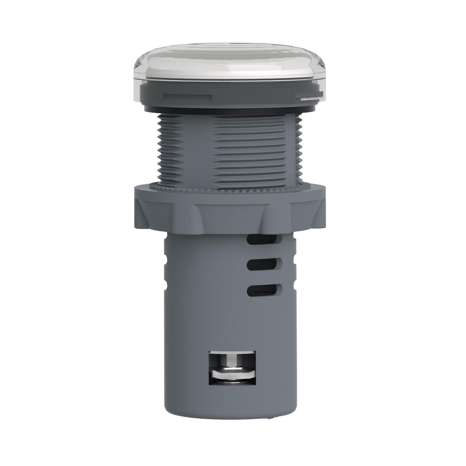 Picture of Monolithic pilot light, Easy Harmony XA2, plastic, green red, 22mm, integral LED, screw clamp terminals, 220…230V AC, anti interference