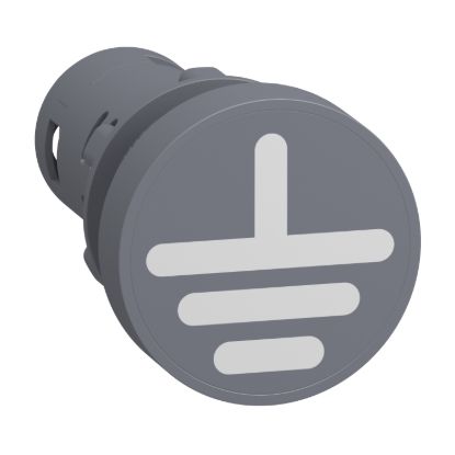 Picture of Monolithic pilot light, Easy Harmony XA2E, plastic, green red, 22mm, ground indicator, screw clamp terminals, 220 to 230V AC