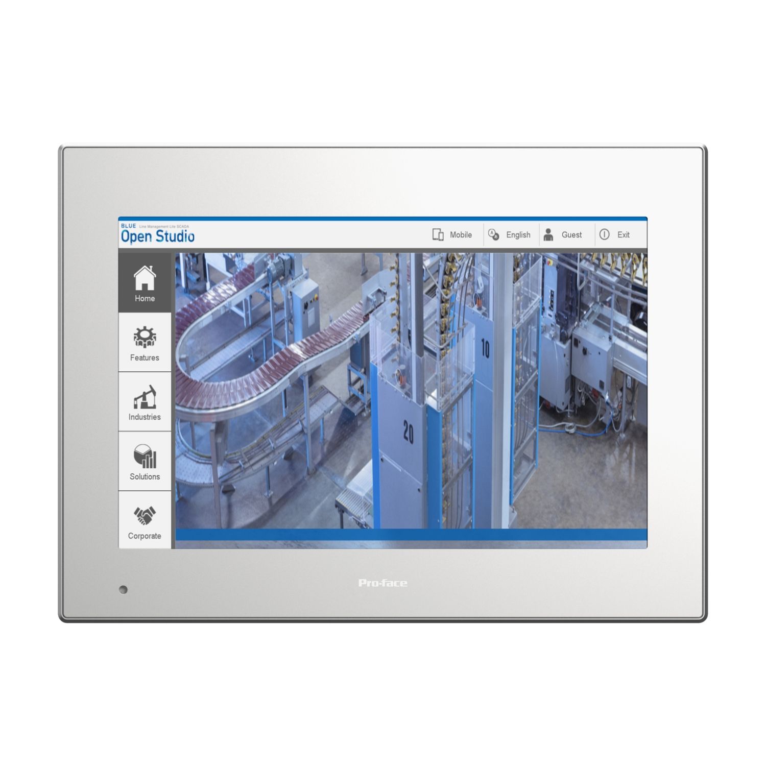 Picture of 10w Display module, PS6000, WXGA, 16M colors, PCAP Multi Touch (2 points) with optimized noise filter