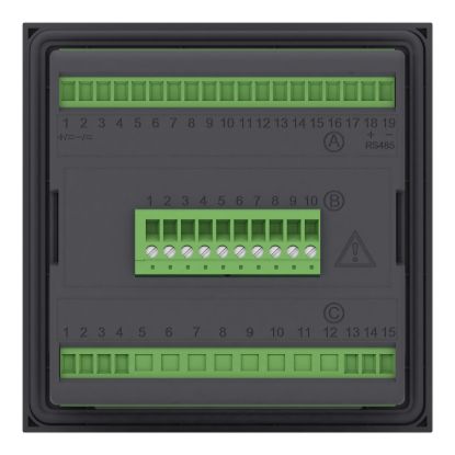 Picture of protection relay PowerLogic P1V 90-250V 4VT: 57-130V 6DI-8DO RS485 USB
