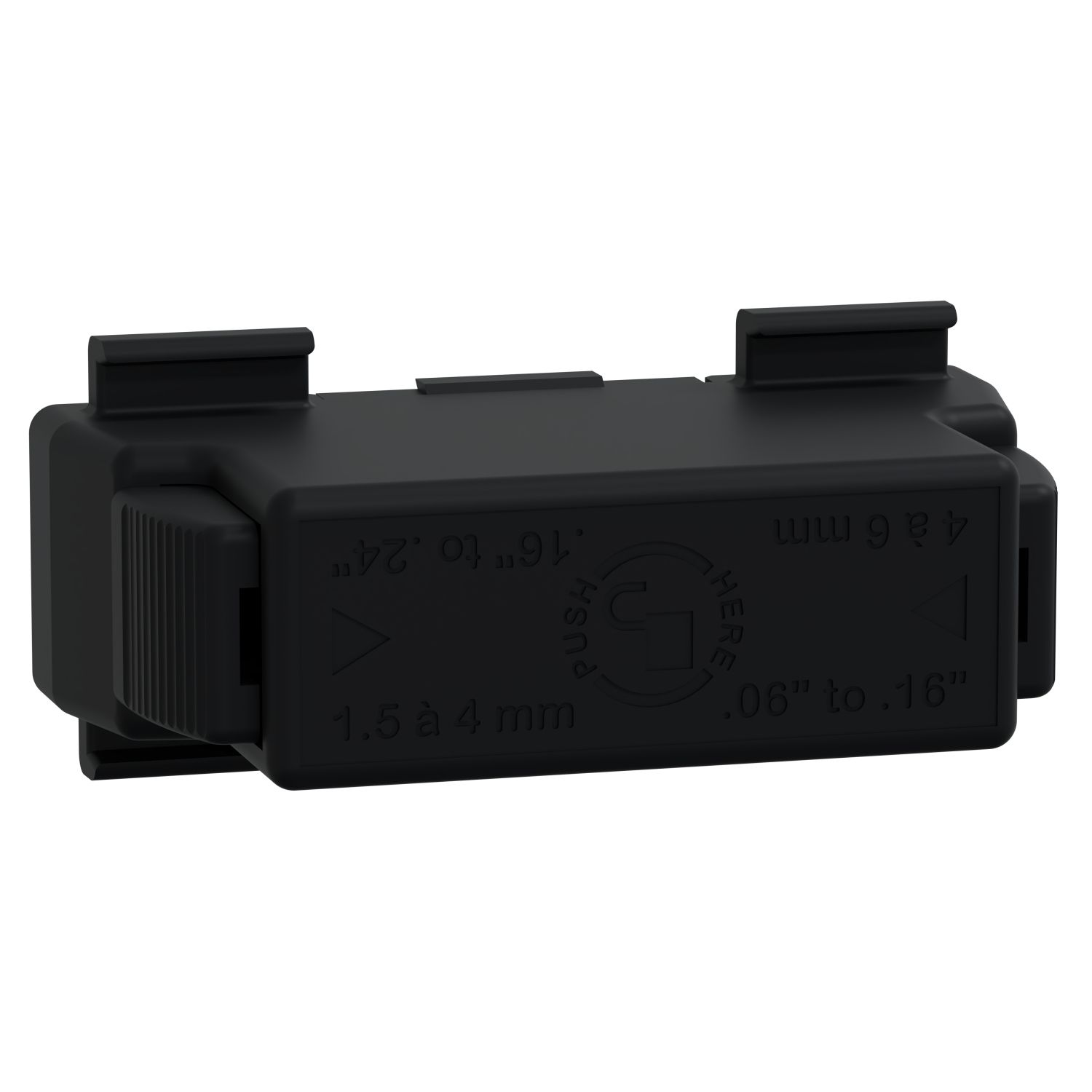 Picture of mounting spring clips for PowerLogic P1 + Spare LED pouch