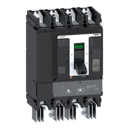 Picture of Circuit breaker, ComPacT NSX500 TM DC EP, 50kA/1500VDC, 4 poles, TM-DC EP trip unit 400A
