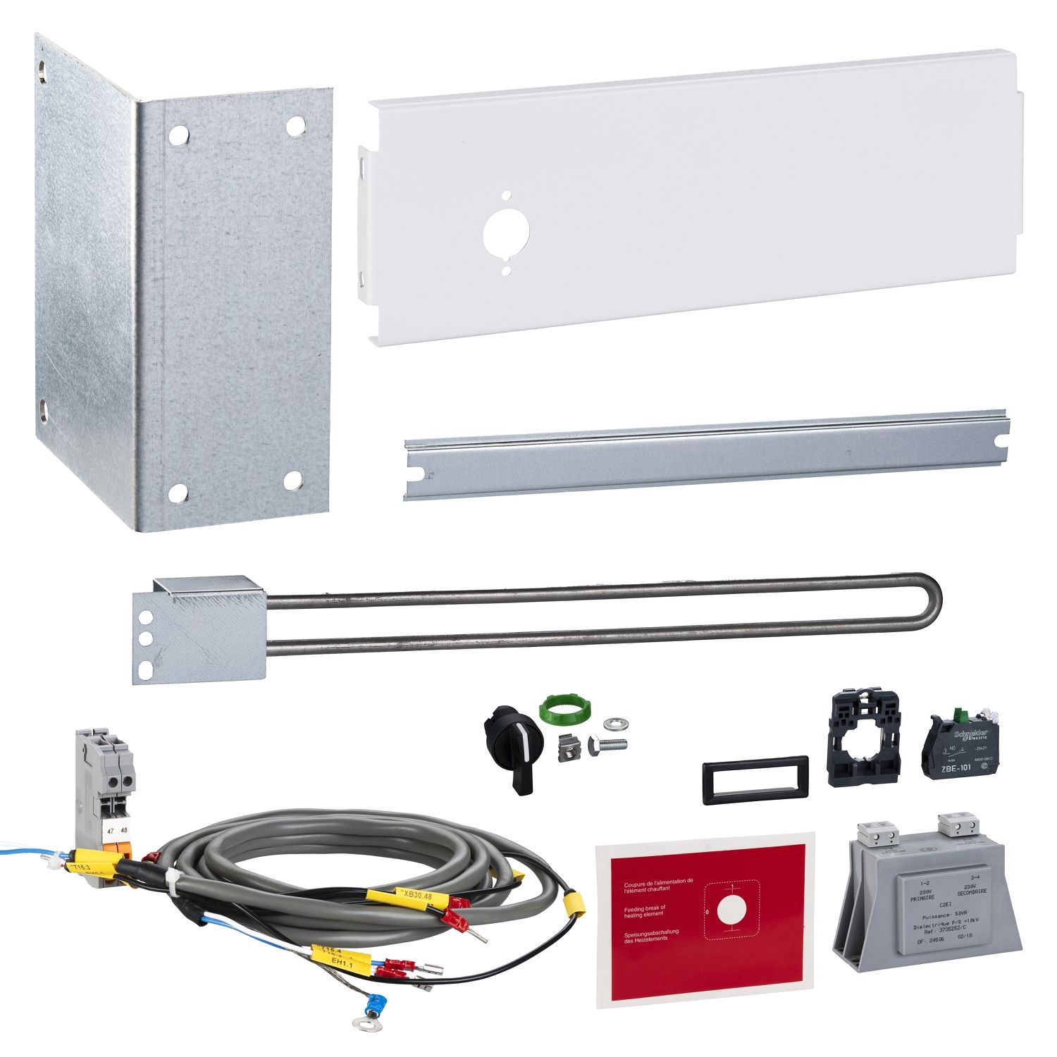 Picture of Heating resistance, SM6-24, spare part, 230V, 50 to 60Hz, RAL 9003