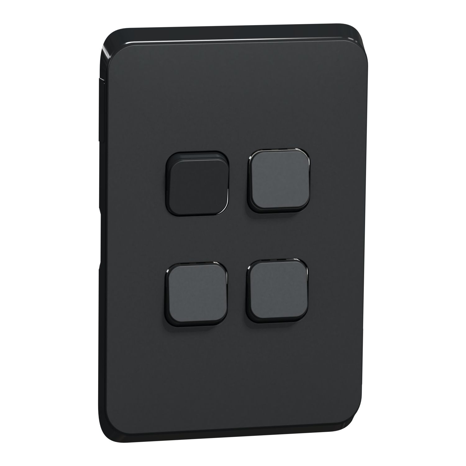 Picture of Switch Plate Skin, Clipsal Iconic, 4 Gang, Horizontal/Vertical Mount