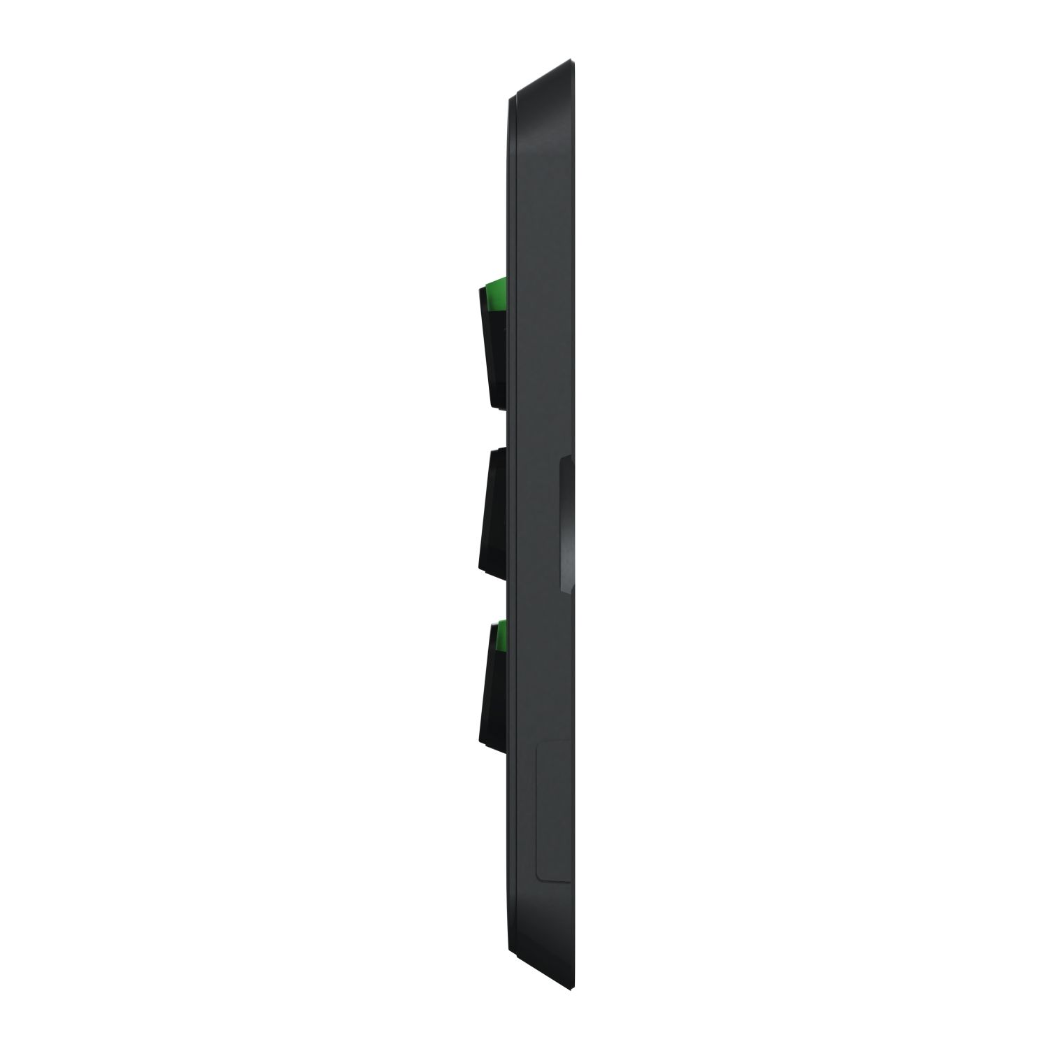 Picture of Double Power Point Skin with Extra Switch, Clipsal Iconic, Vertical Mount, 250V, 10A, Clip-On