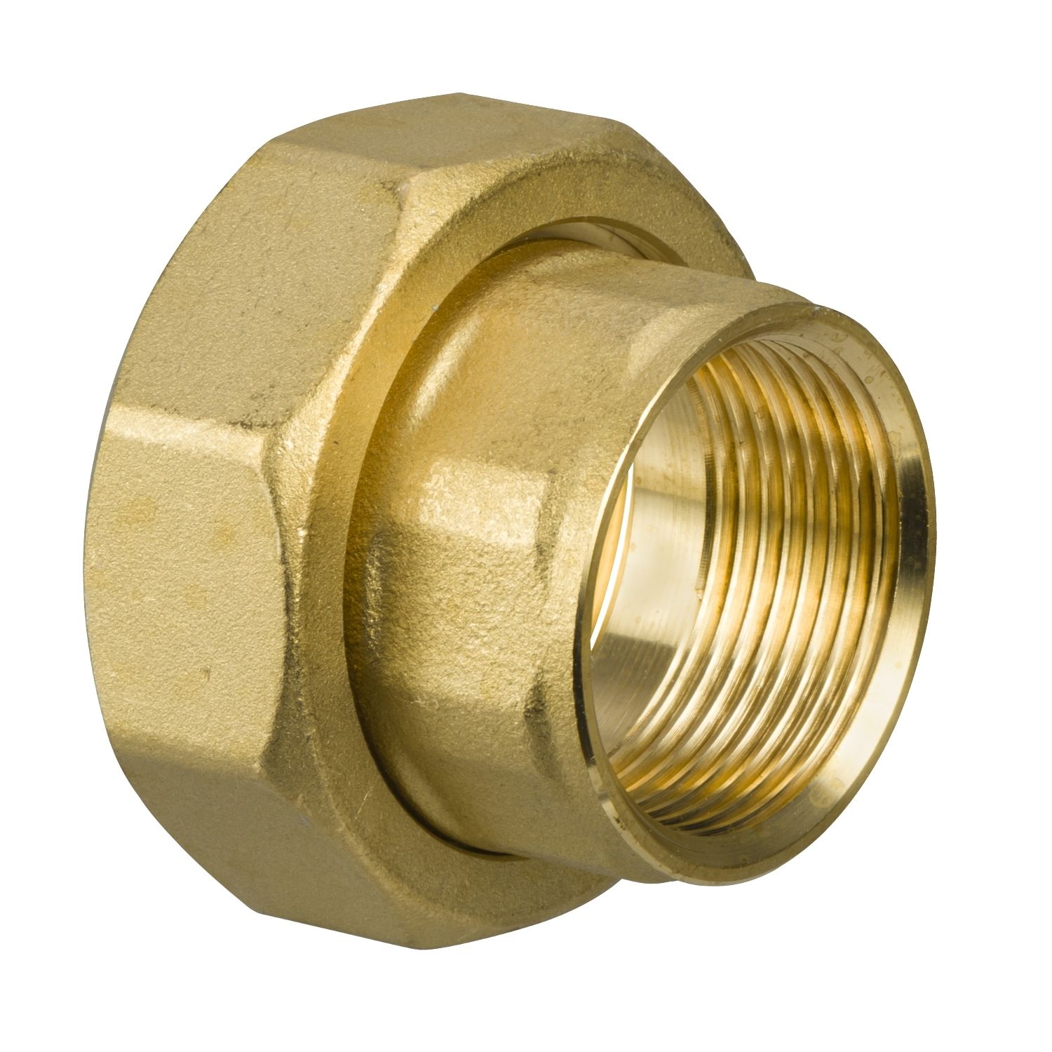 Picture of 2xDN40 Internal Threaded End Connections with Fibre Gaskets, G 2 to valve, Rp 1.1/4 (Internal) to pipe.