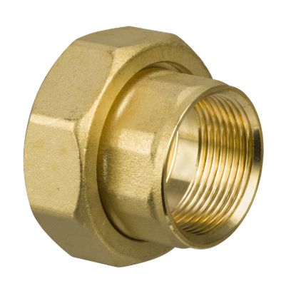 Picture of 2xDN40 Internal Threaded End Connections with Fibre Gaskets, G 2 to valve, Rp 1.1/4 (Internal) to pipe.