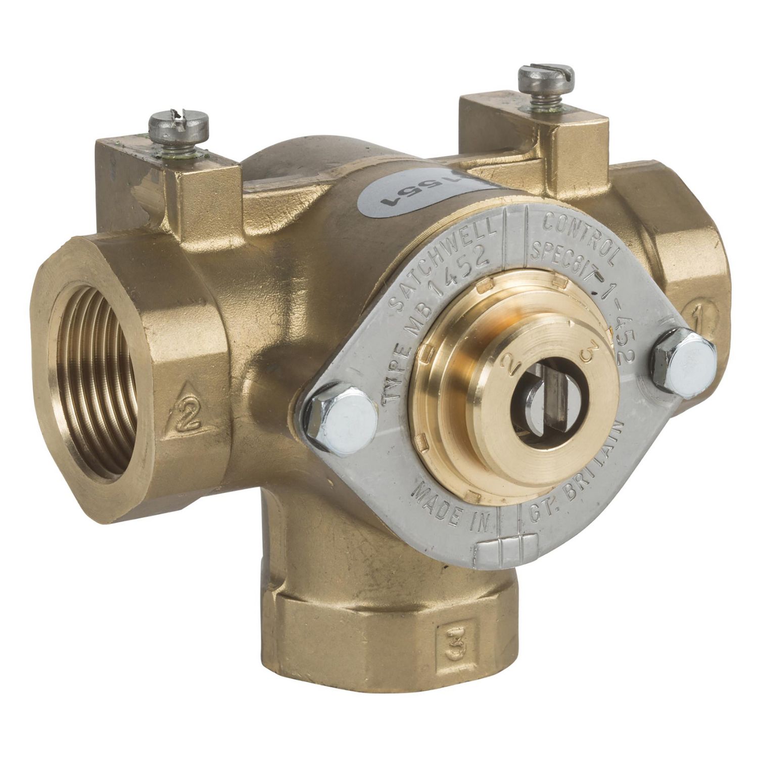 Picture of MB 3-Way Threaded Shoe Valve, 2" (Rp 2) Kvs 33.