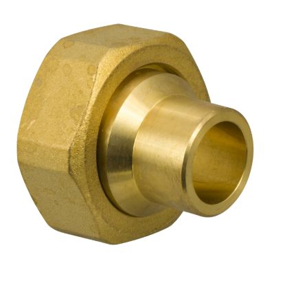 Picture of 2 x DN20 Solder End Connections with Fibre Gaskets, G 1 to valve, 15mm Solder