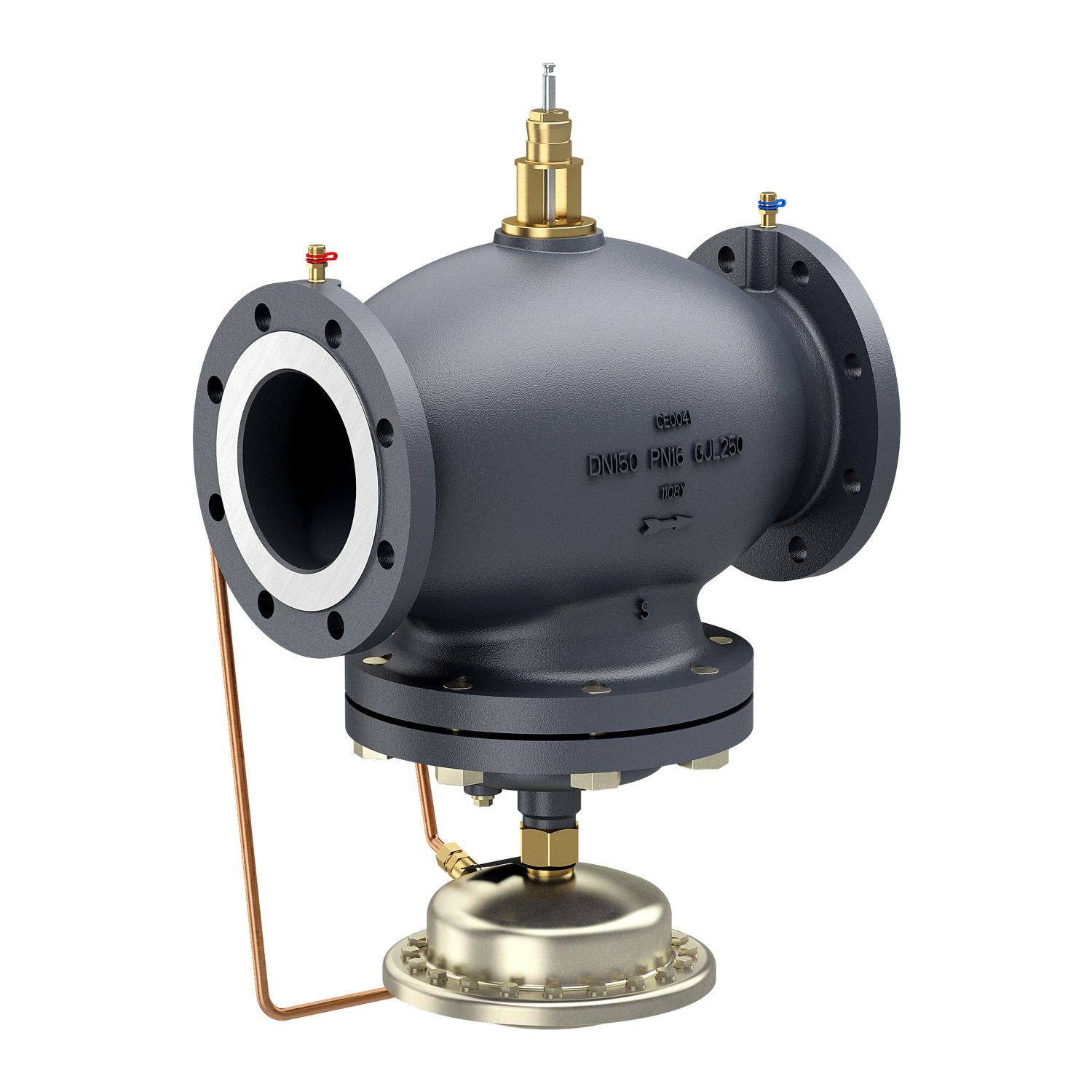 Picture of SpaceLogic VP221F PIBCV (PICV), 2-Way, PN16, DN125, Flanged, High Flow: 44...110 m³/h (12...31 l/s).