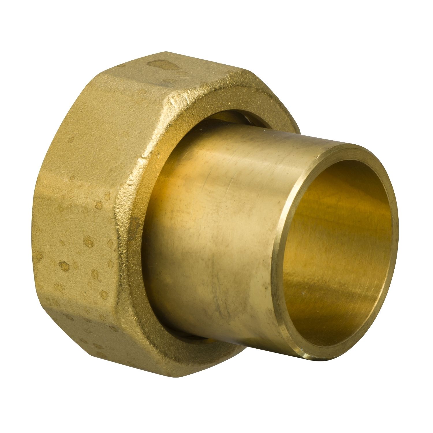 Picture of 2 x DN25 Solder End Connections with Fibre Gaskets, G 1.1/4 to valve, 28mm Solder