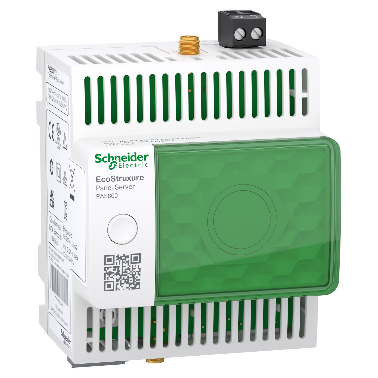 Picture of EcoStruxure Panel Server - advanced datalogger, energy server, 110-277 VAC/DC