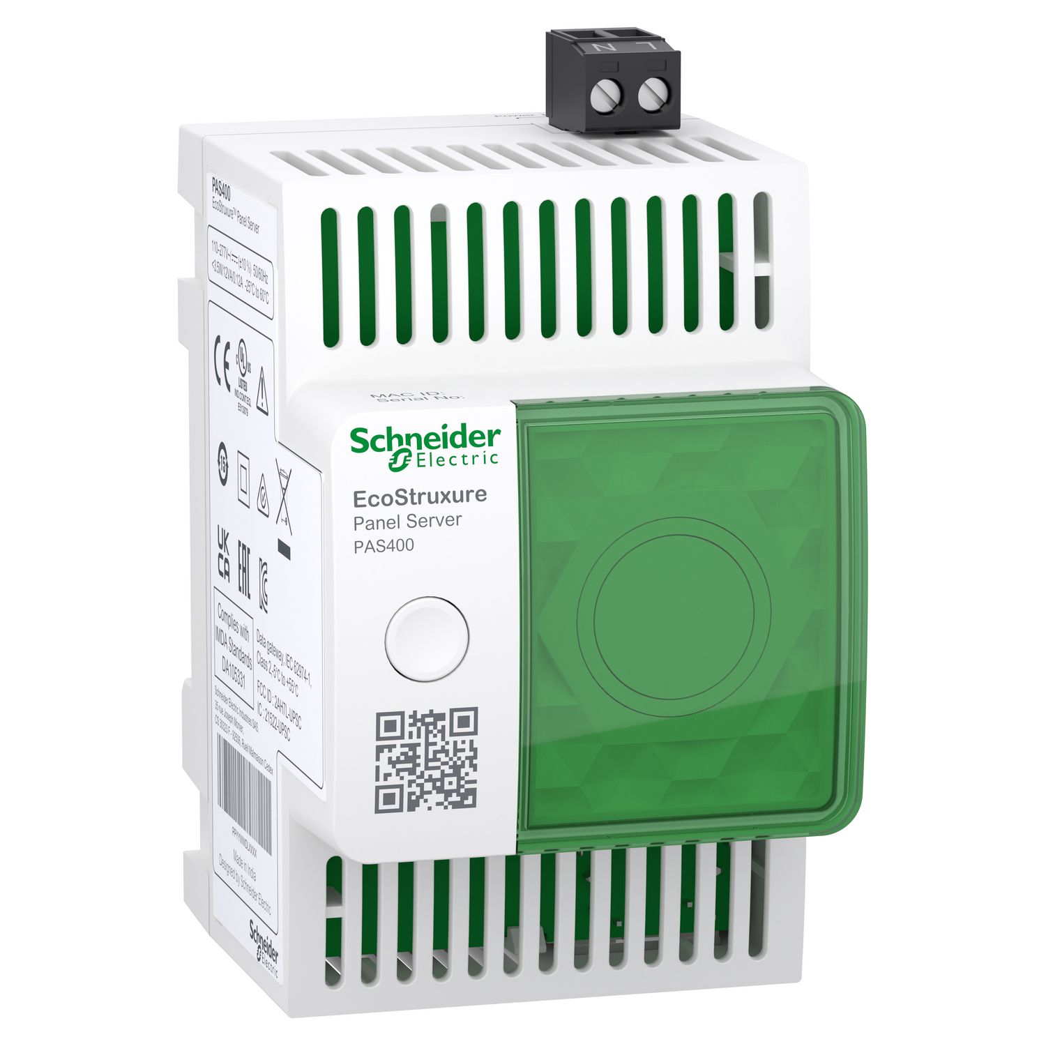 Picture of EcoStruxure Panel Server - entry wireless, concentrator 110-277 VAC/DC