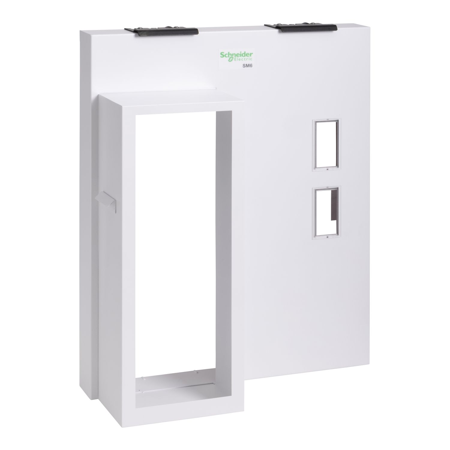 Picture of Medium voltage compartment front door, SM6-24, spare part, L750mm, departure to the right, color RAL9003, DM1, DM2