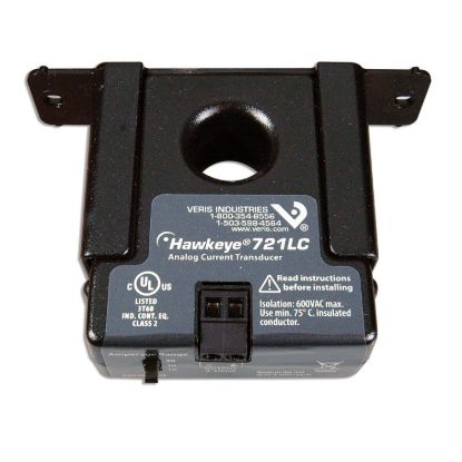 Picture of Current Sensor: 4-20mA Analog Output, 0-10/20/40 Amperage Range, Solid-Core Housing, UL Listed, CE