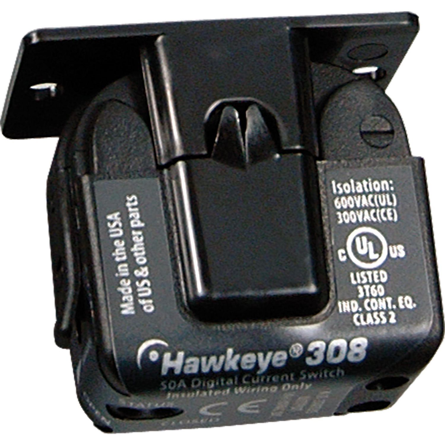 Picture of Current Switch: Adjustable Trip Point, 0.75 - 50 Amp Range, Normally Open 1.0A@30VAC/DC, 0.75A or less Minimum Trip Point, Split-Core Housing