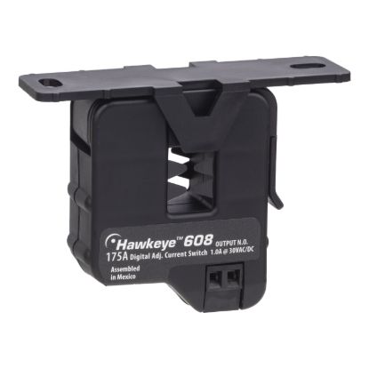 Picture of Current Switch: Adjustable Trip Point, 1.25-50 Amp Range, Normally Open 0.2A@120VAC/DC, 1.25A or less Minimum Trip Point, Split-Core Housing, LED