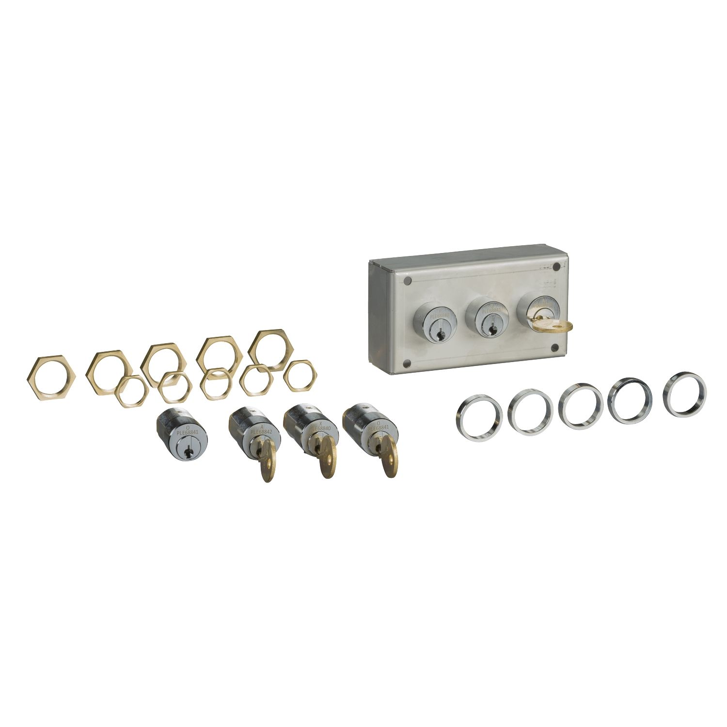 Picture of Locking kit, SM6-24, SM6-36, spare part, mechanical interlock, flat
