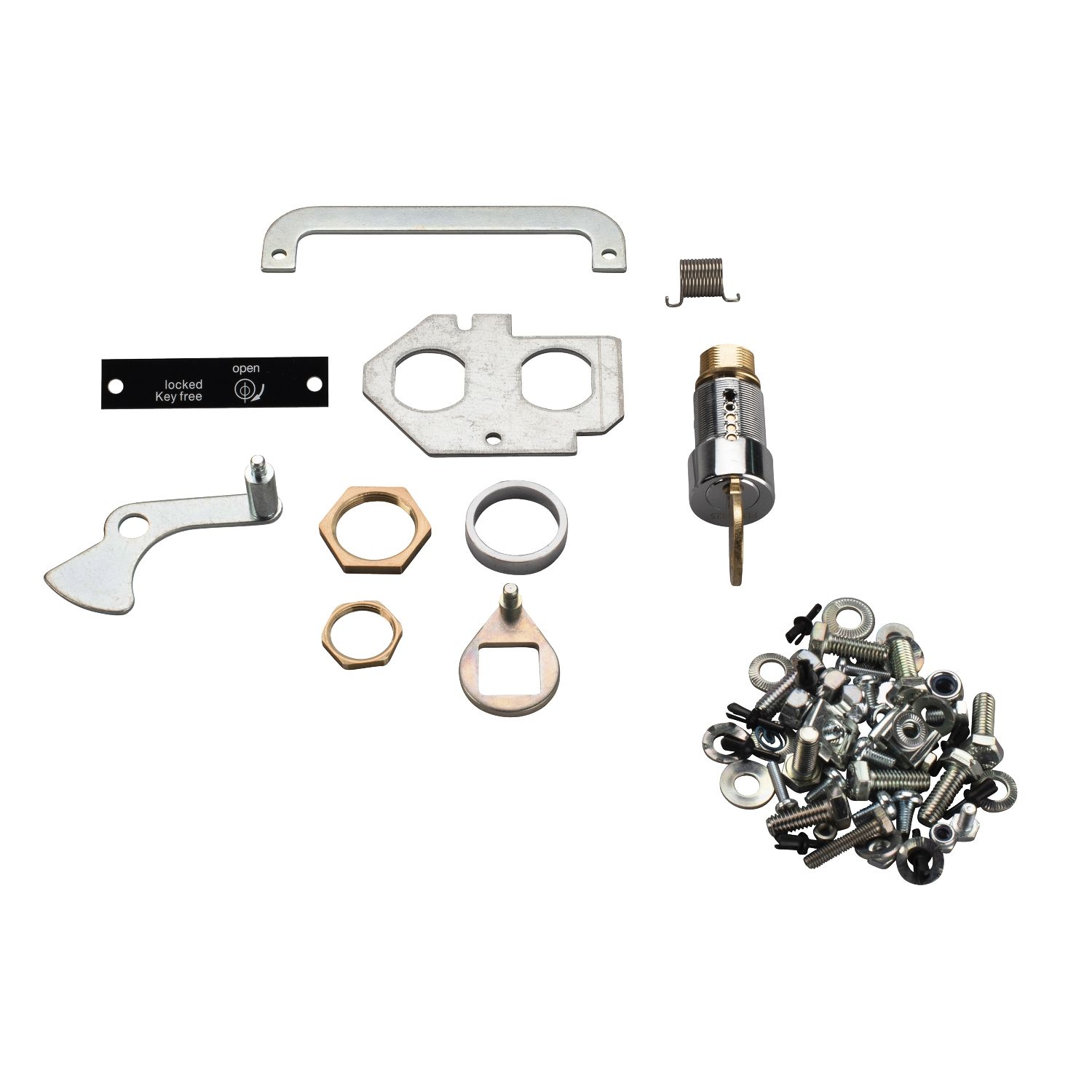 Picture of Lock+adaptation kit, Spare part,SM6-24, cubicle,disconnector,flat