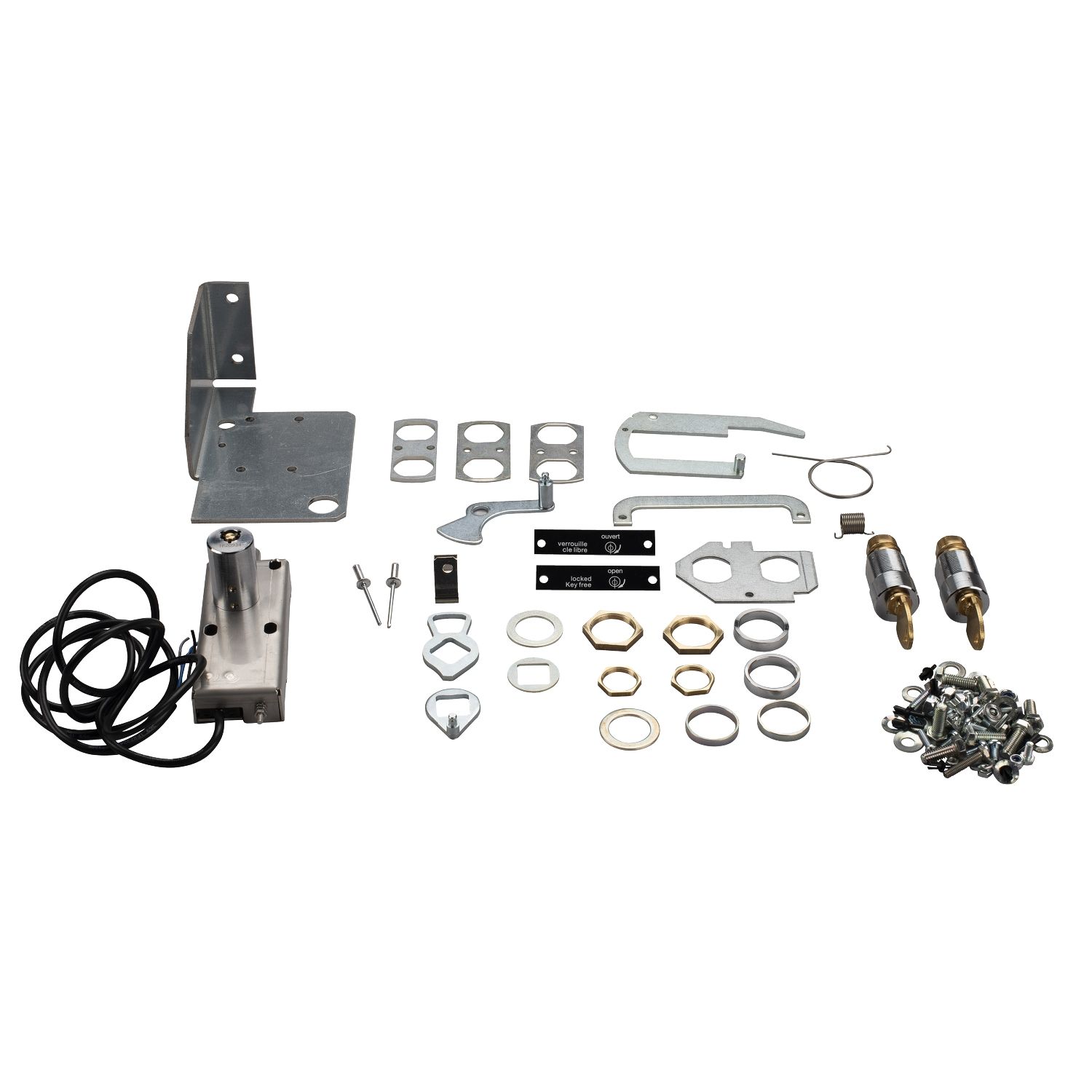 Picture of Lock+adaptation kit, Spare part,SM6-24, cubicle,contactor,tubular,52