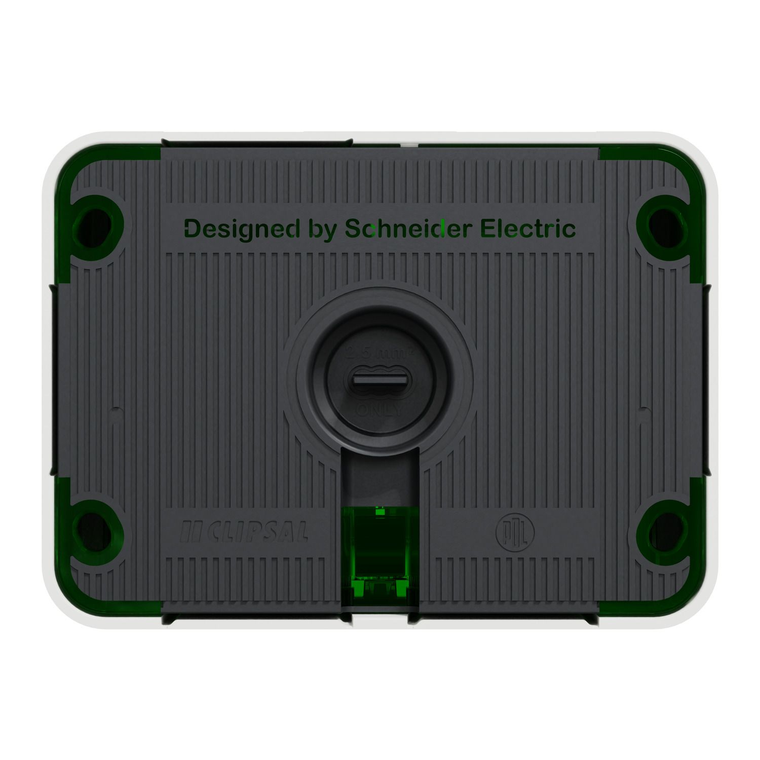 Picture of Single Switched Socket Outlet, Clipsal Iconic Outdoor, Horizontal, 10A, 250V