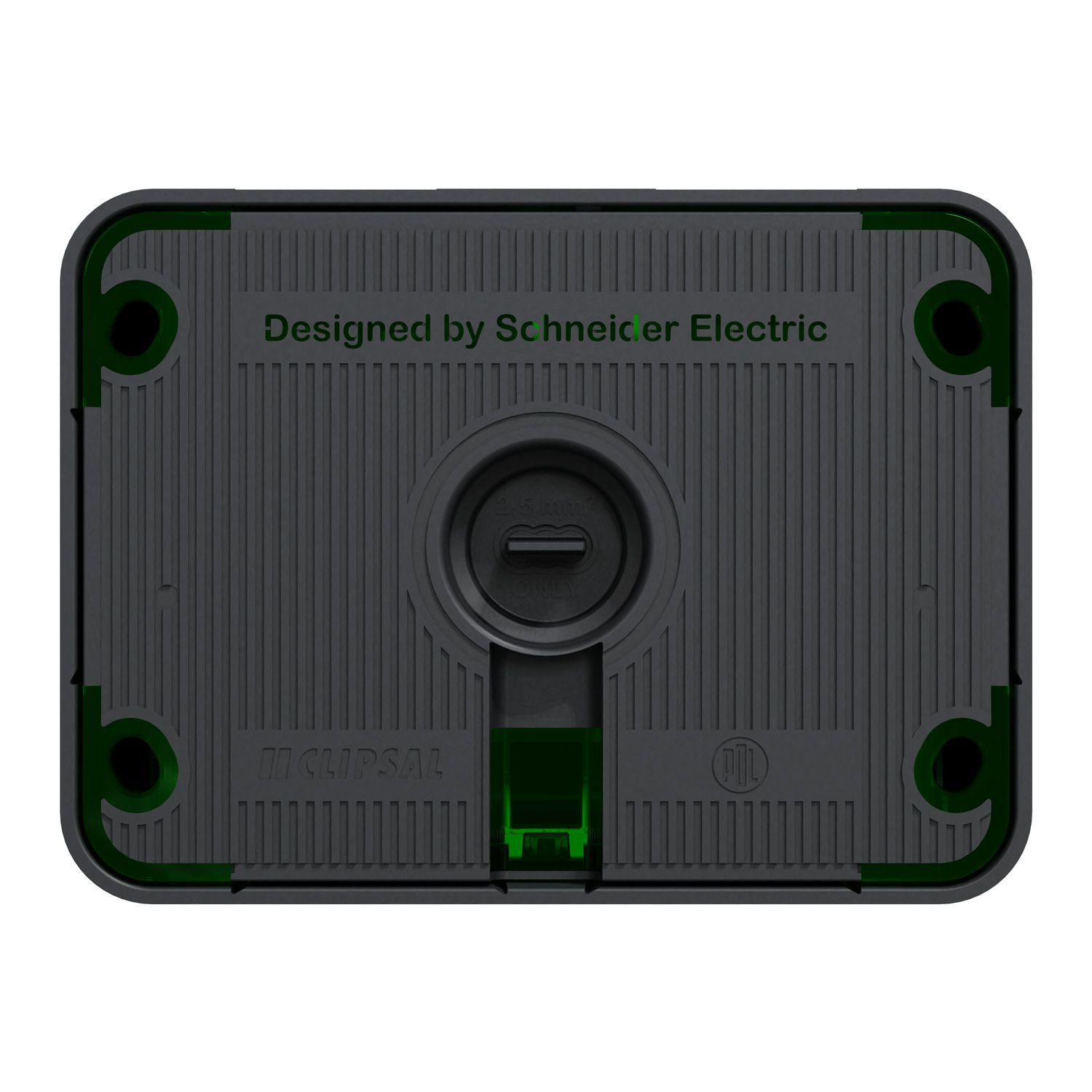 Picture of Twin Switched Socket Outlet, Clipsal Iconic Outdoor, Horizontal, 10A, 250V