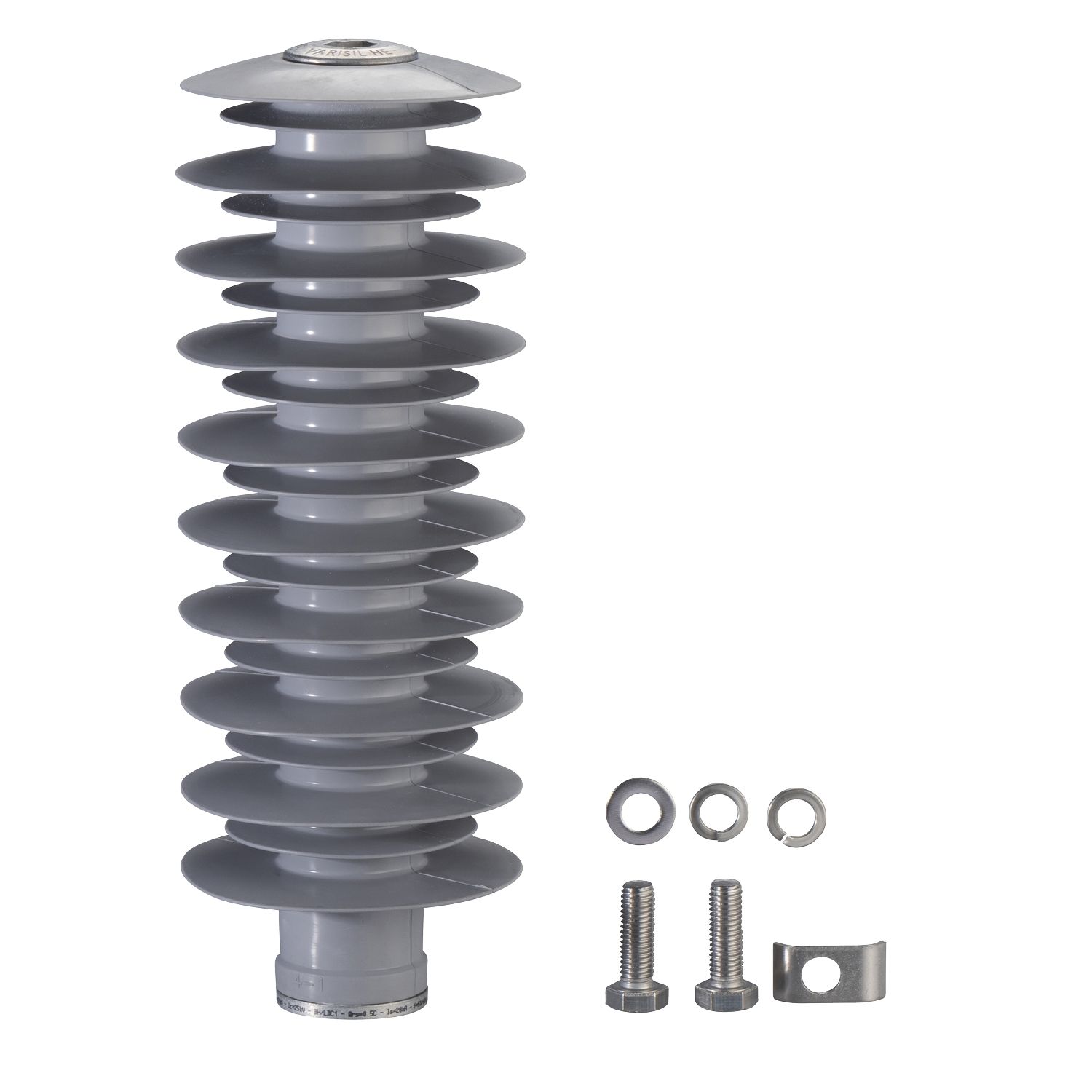 Picture of Surge arrester, SM6-24, spare part, 10 kA, 15 kV, modular, electrical distribution network.