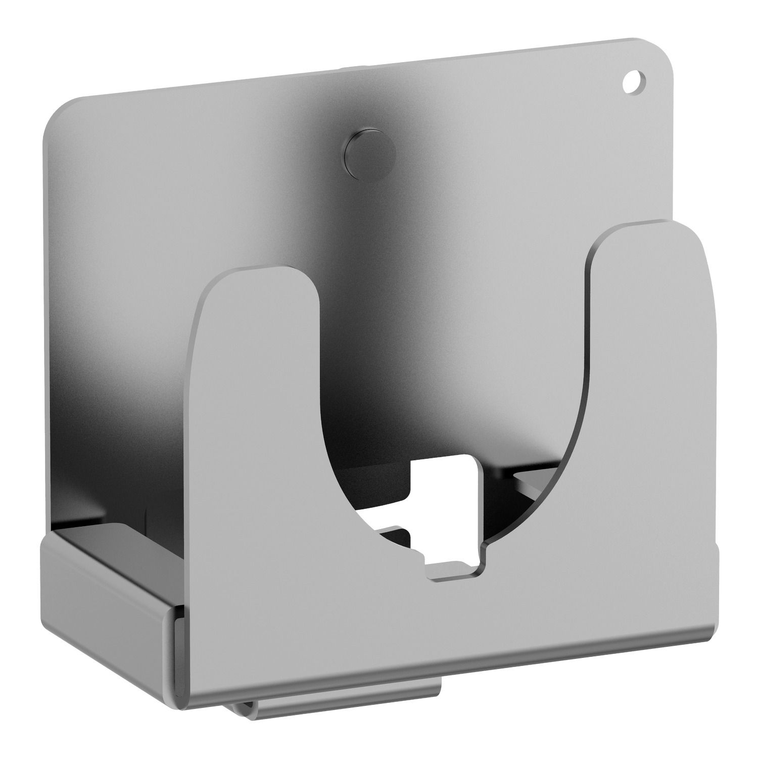 Picture of Cable holder, EVlink Pro AC, Metal, installed on side of metal kit enclosure