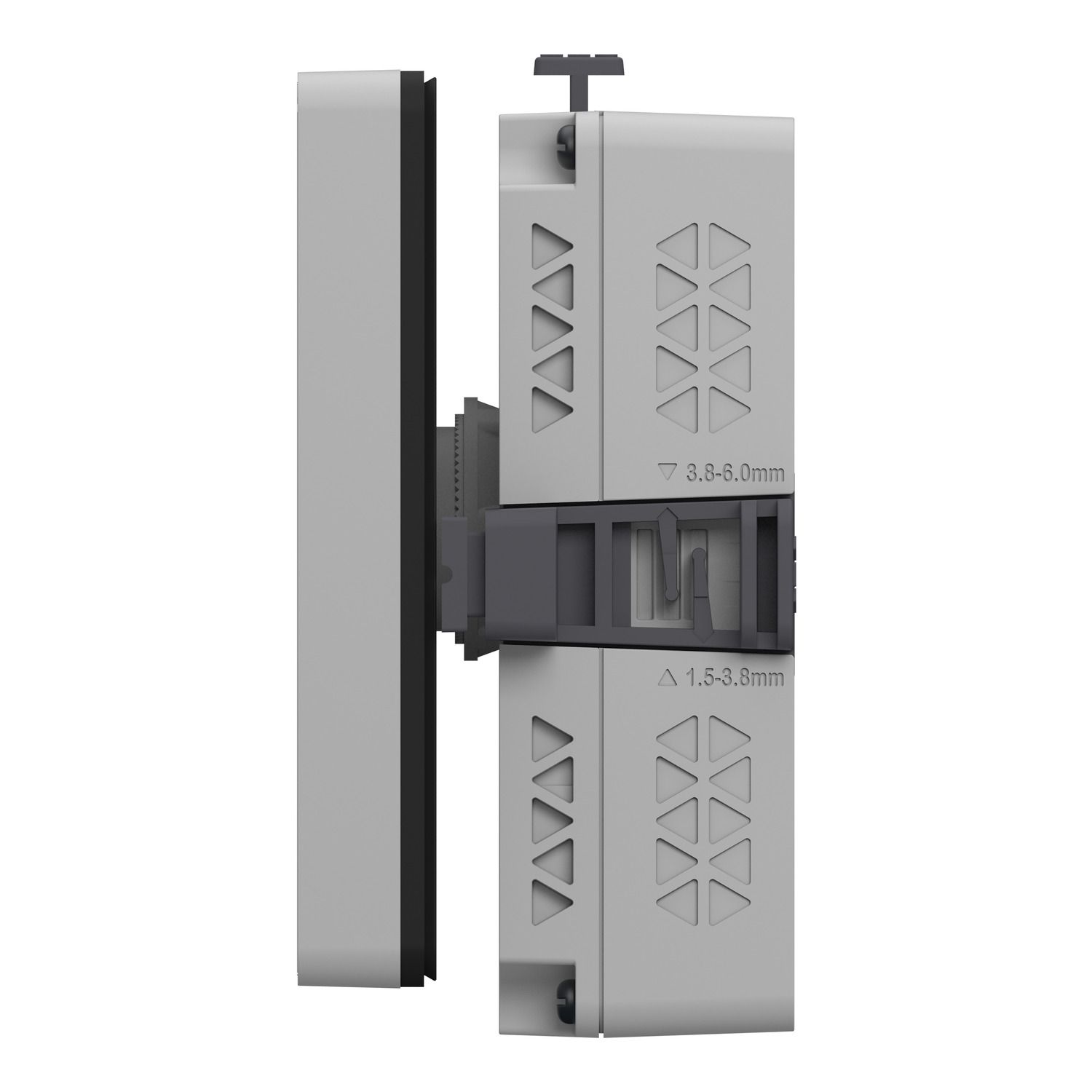 Picture of Basic touch panel modular terminal, Proface STM6000, GP-ProEX, 4"W display, 1 COM, 2 Ethernet, 24V DC