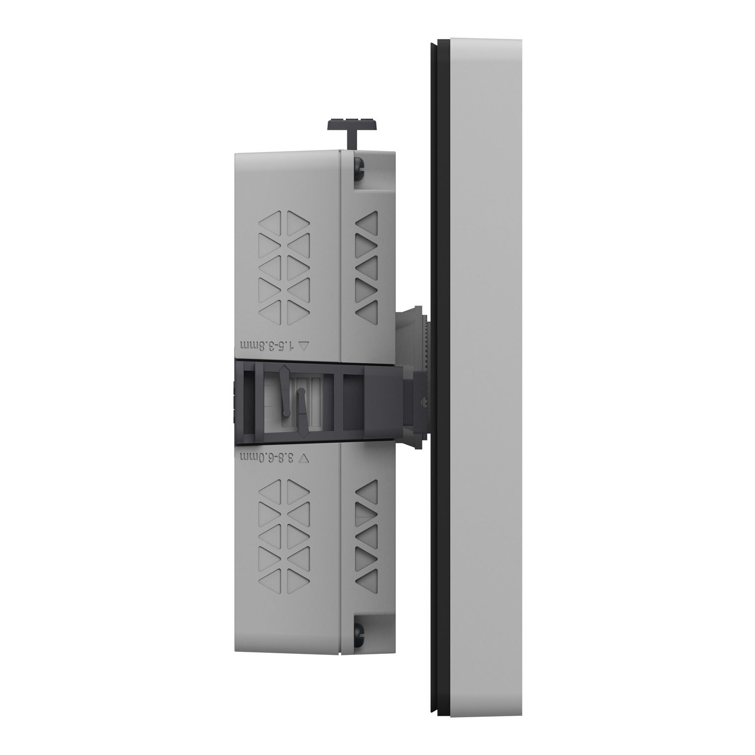 Picture of Basic touch panel modular terminal, Proface STM6000, GP-ProEX, 7"W display, 1 COM, 2 Ethernet, 24V DC