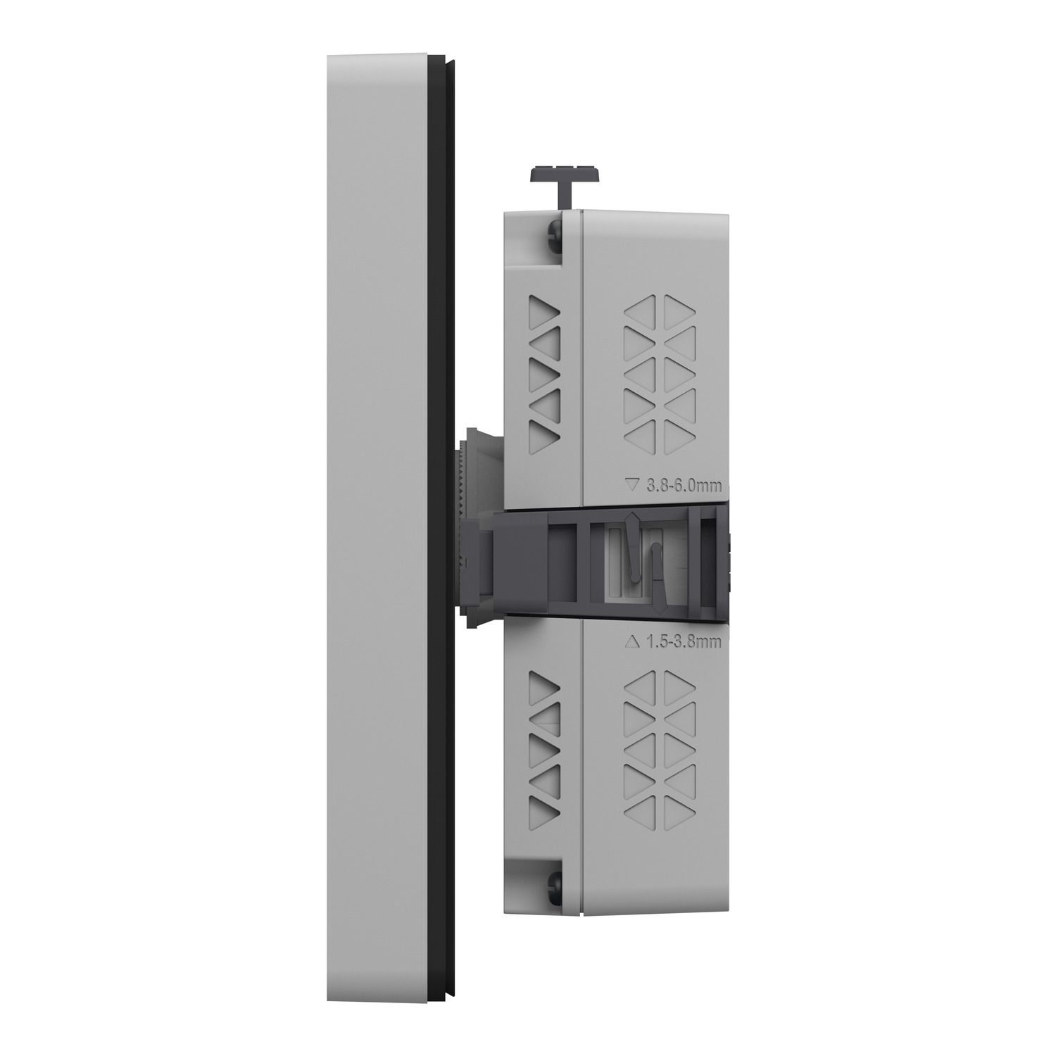 Picture of Basic touch panel modular terminal, Proface STM6000, GP-ProEX, 7"W display, 1 COM, 2 Ethernet, 24V DC