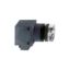 Picture of round pilot light Ø 22 - IP 40 - white - bulb BA 9s - 120 V - lugs