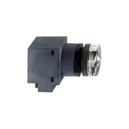 Picture of round pilot light Ø 22 - IP 40 - clear - bulb BA 9s - 120 V - lugs