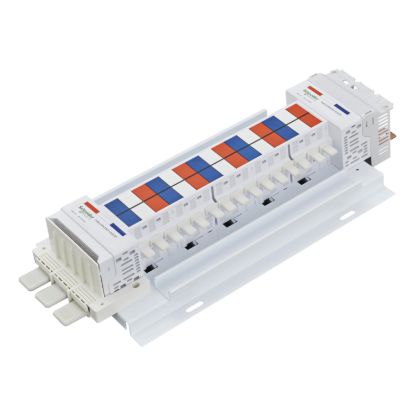Picture of SAU Chassis, Acti9, 400A, 3Ph, 30 poles, 18mm for iC60 MCB and RCBO, dual feed