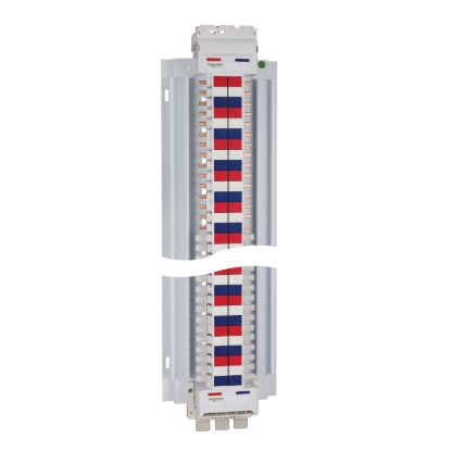 Picture of SAU Chassis 3PH, Acti9, 400A, 18mm for iC60 MCB & RCBO, 96 Poles, Dual Feed