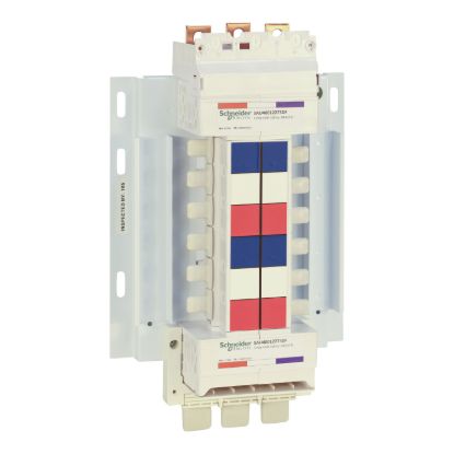 Picture of SAU Chassis 3PH, Acti9, 400A, 27mm for C120 MCB, 12 Poles, Dual Feed
