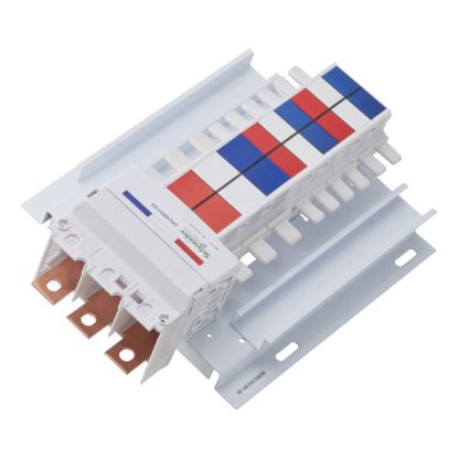 Picture of SAU Chassis 3PH, Acti9, 400A, Hybrid 18/27mm, 18 Poles, Top or Bottom Feed