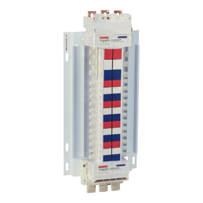 Picture of SAU Chassis 3PH, Acti9, 400A, Hybrid 18/27mm, 30 Poles, Dual Feed