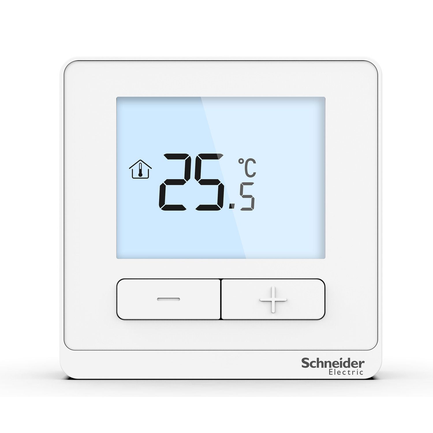 Picture of Temperature sensor, EasyLogic, LCD display, push-button, white