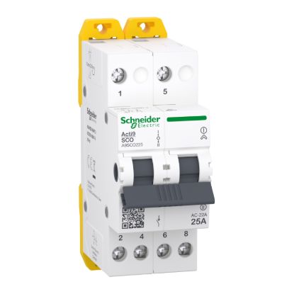 Picture of Changeover switch, Acti9, 2P, 25A, 400/415VAC