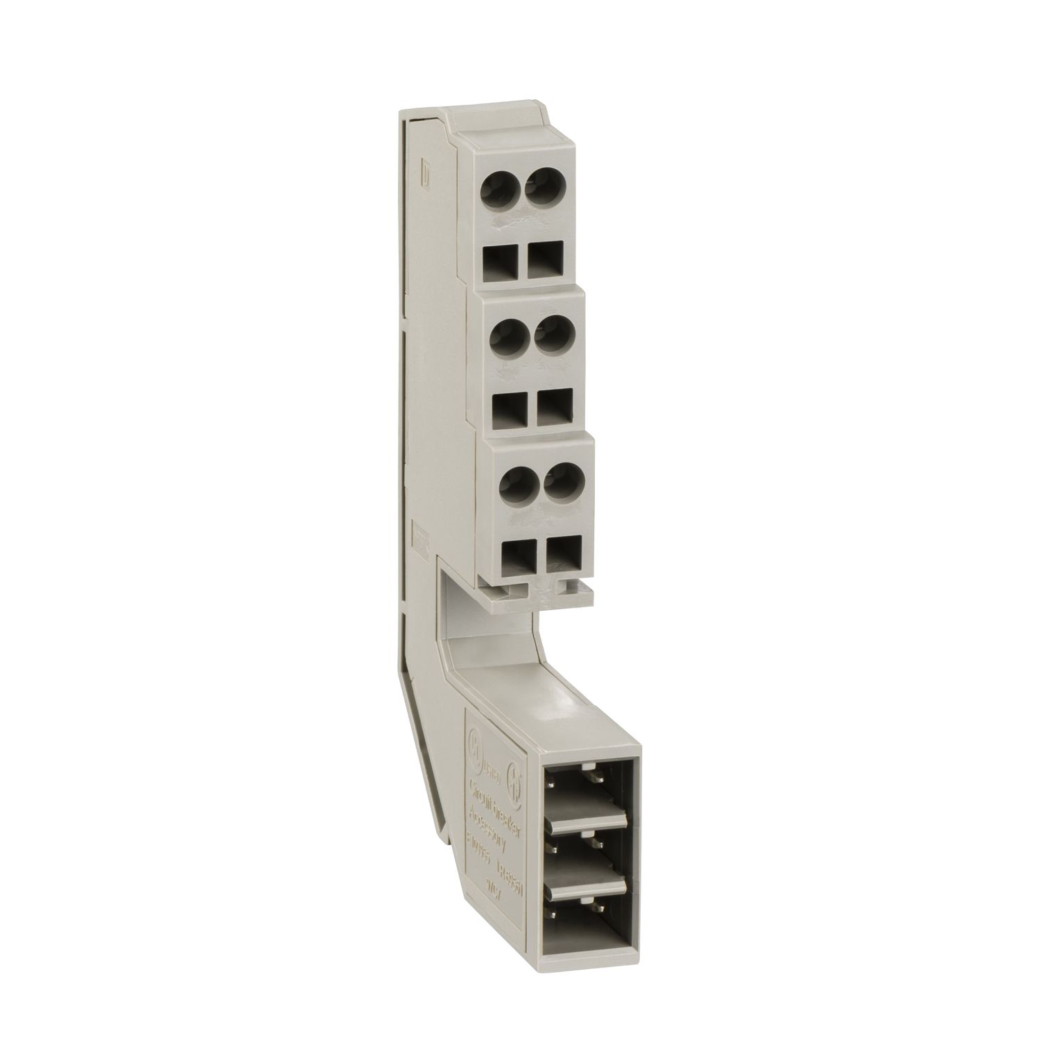 Picture of Terminal block connector, MasterPact NT, MasterPact NW, chassis, spare part, six wire auxiliary terminal block