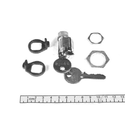 Picture of Chassis locking option, MasterPact NW, chassis, spare part, 1 lock with 1 key, with adaptation kit, RONIS keylock