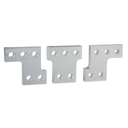 Picture of Power connections, MasterPact NT, chassis, spare part, 70mm to 95mm pitch, flat connection, 3 poles, set of 3 parts