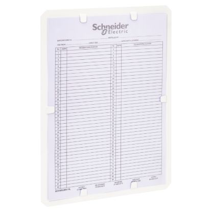 Picture of Card holder, Acti9, A4 Plastic schedule