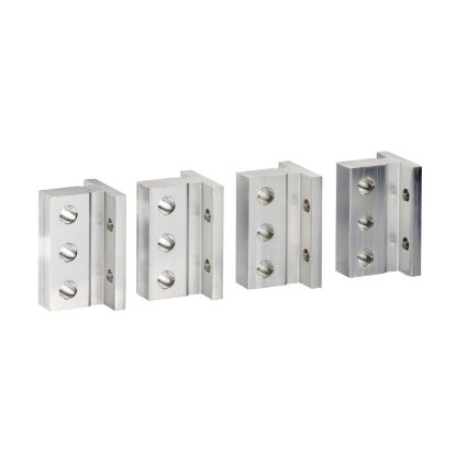 Picture of Power connections, MasterPact NW, frame, spare part, 4 poles, fixed or drawout, 2500A to 3200A, vertical or horizontal, 4 parts