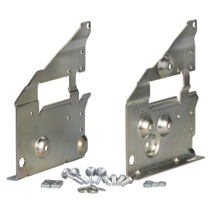 Picture of Side plate, MasterPact NW, frame, spare part, side support plate, 2 support brackets for fixed horizontal