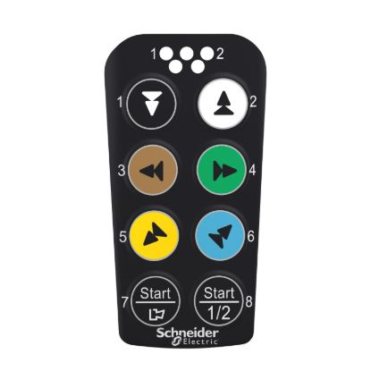 Picture of Harmony eXLhoist, compact, Front label cover for remote control ZART8LS