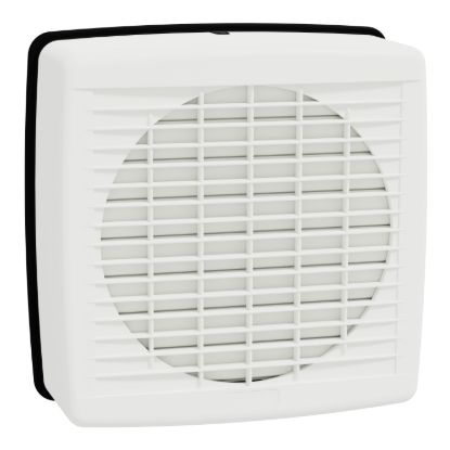 Picture of Exhaust fan, Airflow, window, 200mm blade dia, auto louvre, white