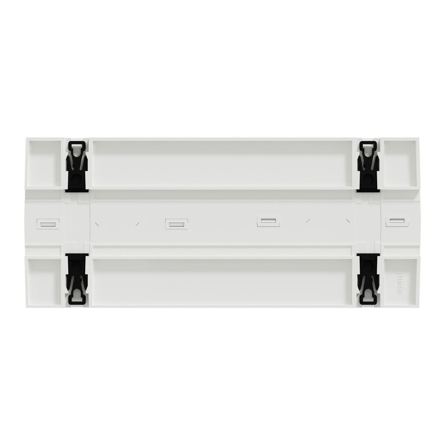 Picture of Dimmer, SpaceLogic C-Bus, 8 channel, 1A per channel, DIN rail mount, inbuilt switchable C-Bus power supply, white